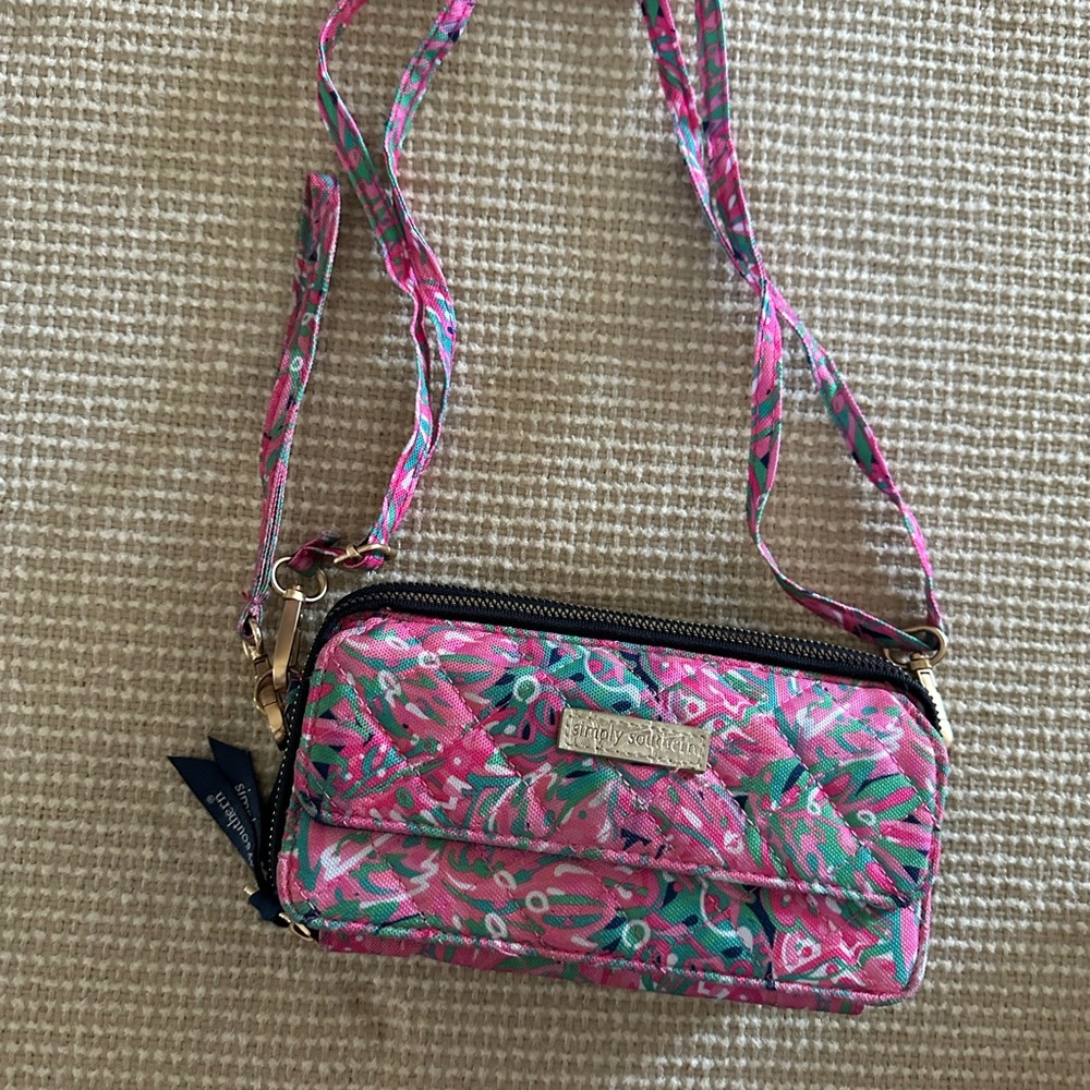 Simply Southern Pink and Green Women's Bag